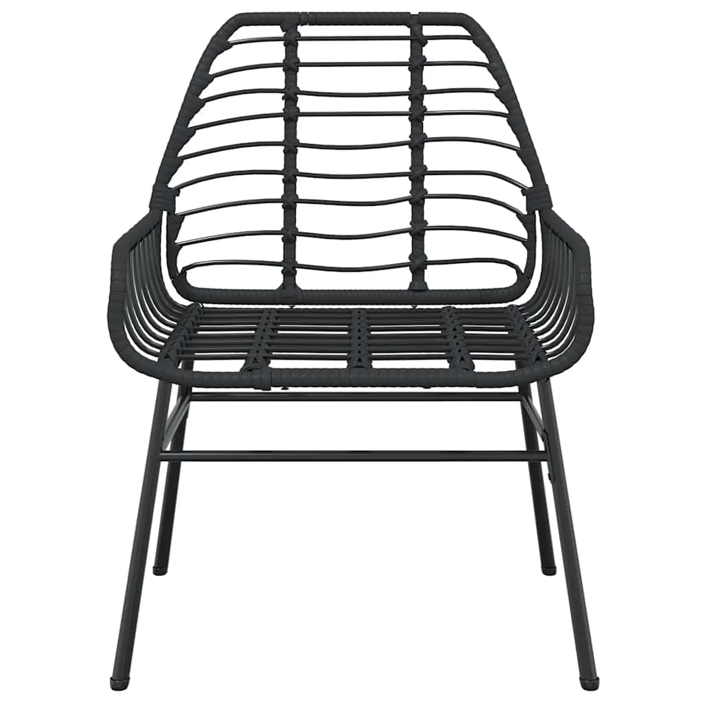 Garden Poly Rattan Black