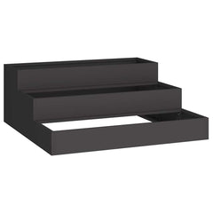 vidaXL Garden Planter Black 90 x 90 x 35 cm Cold-rolled Steel 2