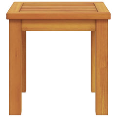 vidaXL Side Table Oil Natural 35 x 35 x 34 cm Solid Acacia Wood 4
