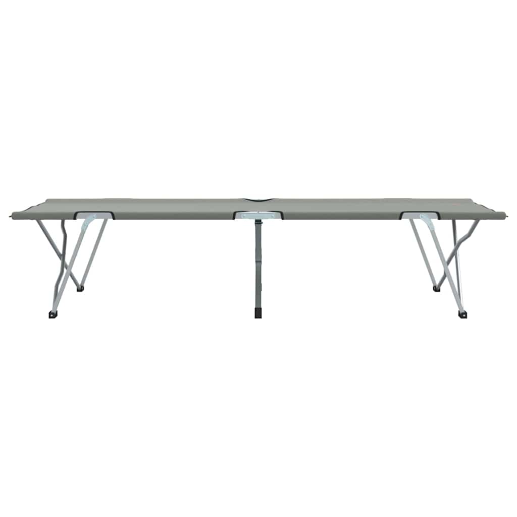 vidaXL Folding Camping Bed Grey 194 x 62.5 x 42.5 cm Oxford and Steel 6