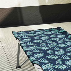 vidaXL Folding Camping Bed Folding Leaf Forest 194 x 62.5 x 42.5 cm 3
