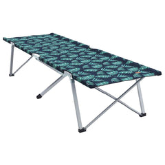 vidaXL Folding Camping Bed Folding Leaf Forest 194 x 62.5 x 42.5 cm 2