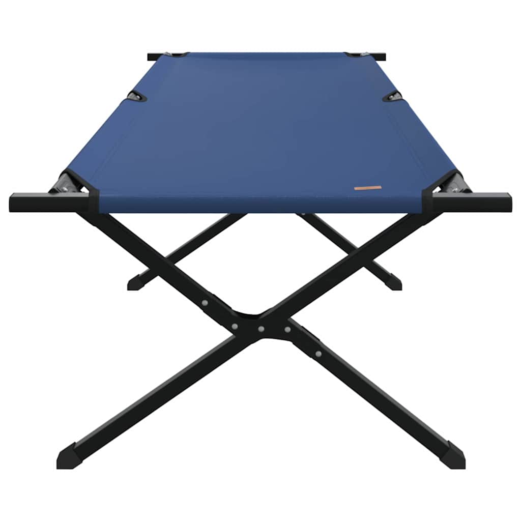Folding Camping Bed Folding 210 x 80 x 46 cm Oxford fabric Blue