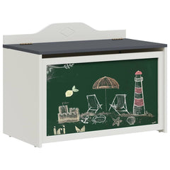 Kids Creative Storage ROROS 73 x 40 x 55 cm Grey and white