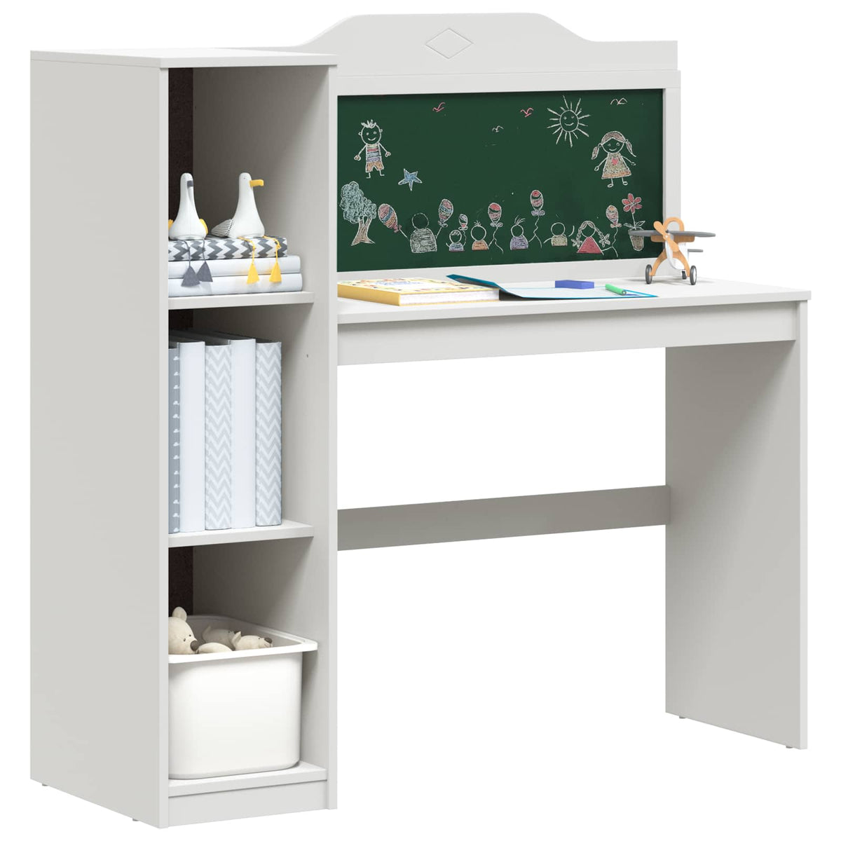 Kids Creative Storage ROROS Engineered Wood White