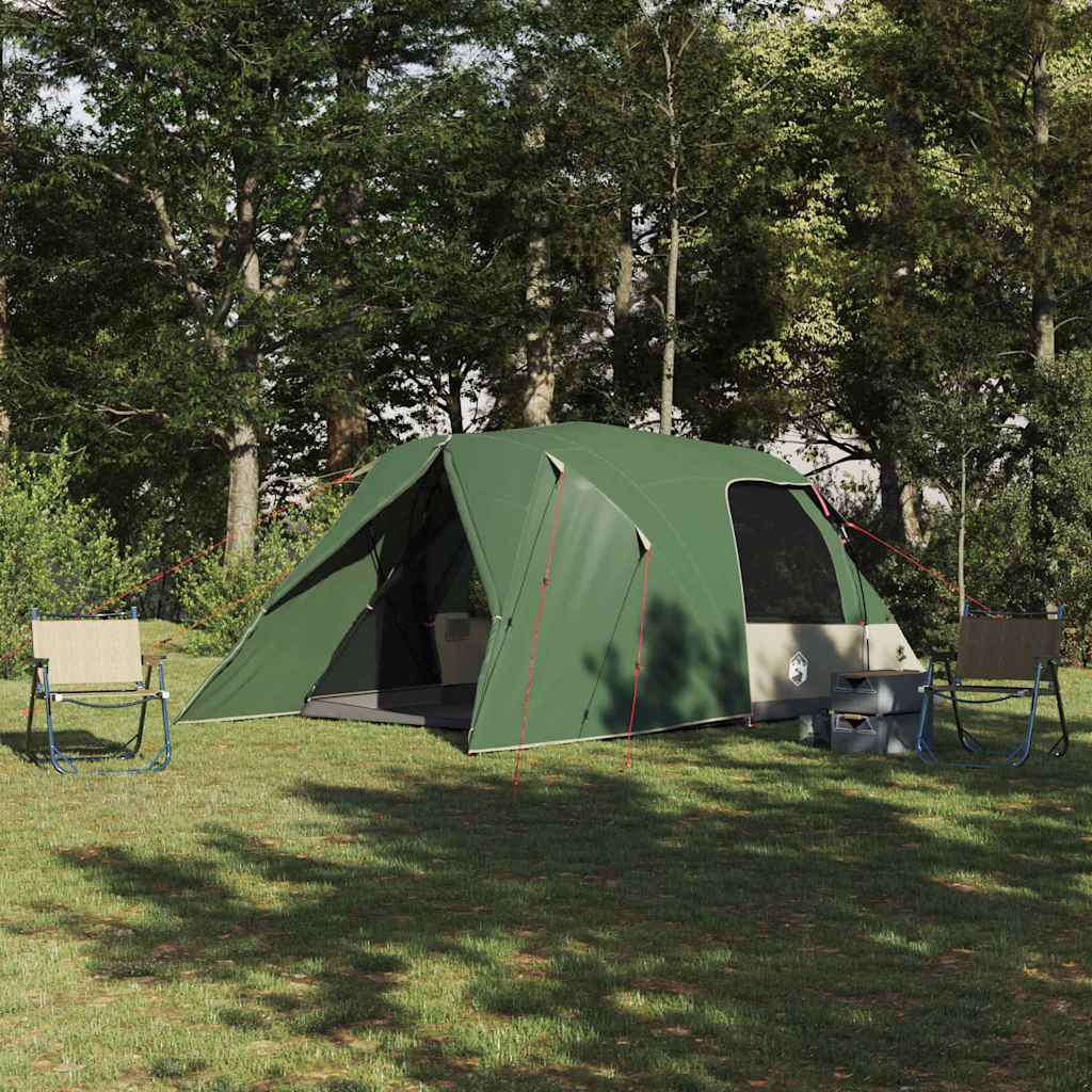 Dome Tent 4-Person 4-Person Width 455 cm Green