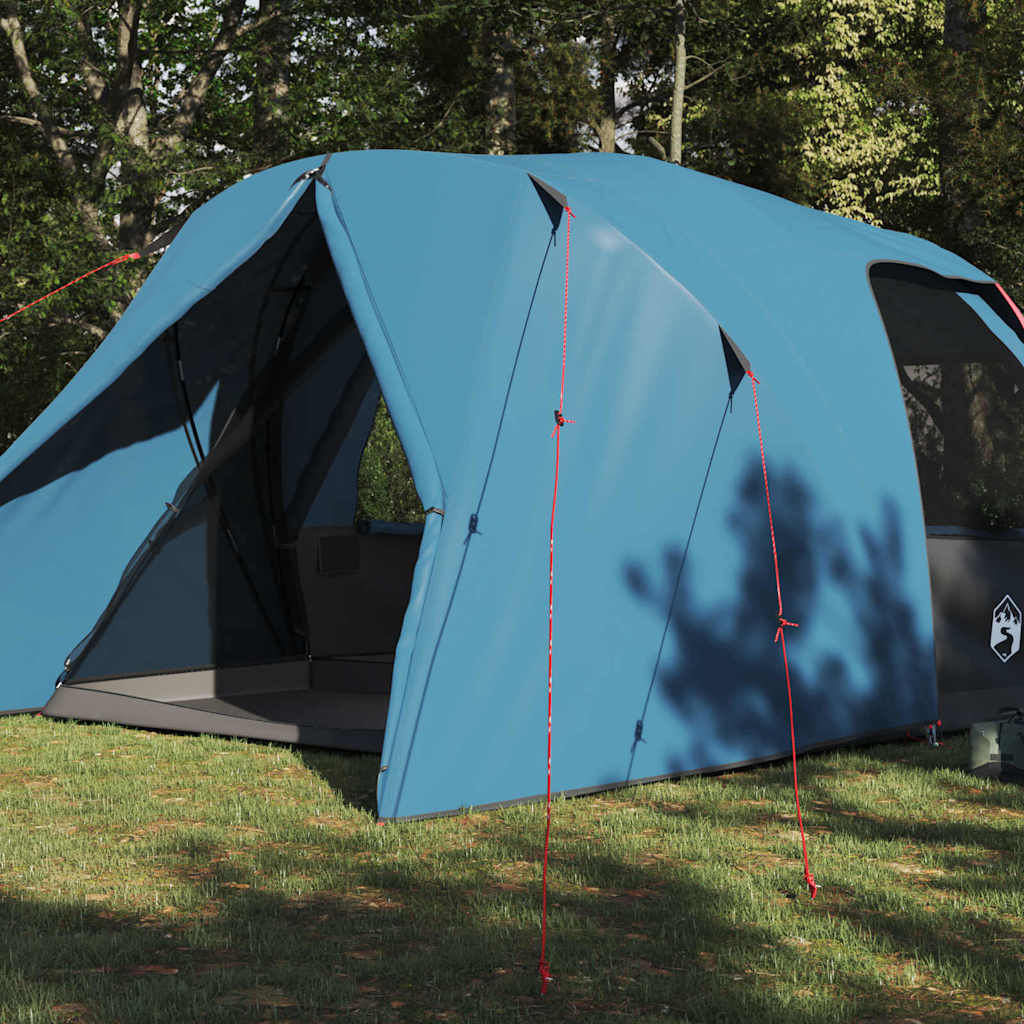 Dome Tent 6-Person 6-Person Width 500 cm Blue