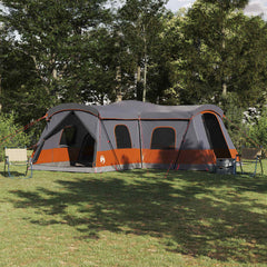 Tent 16-Person 16-Person 185T Polyester with PU Coating Grey and orange