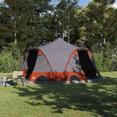 Dome Tent 4-Person 4-Person Grey and orange