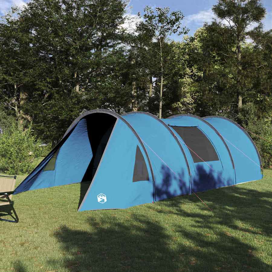 Tunnel Tent 4-Person 4-Person and Grey Blue 778 cm 210 cm 356 cm