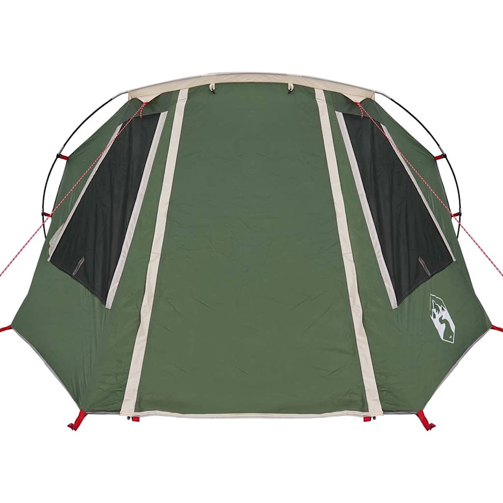 vidaXL Tunnel Tent 3-Person 3-Person Green and White 6