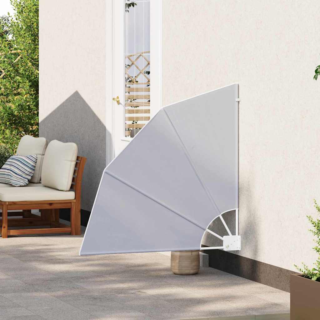 vidaXL Balcony Privacy Screen 115 x 115 cm Polyester Grey 3