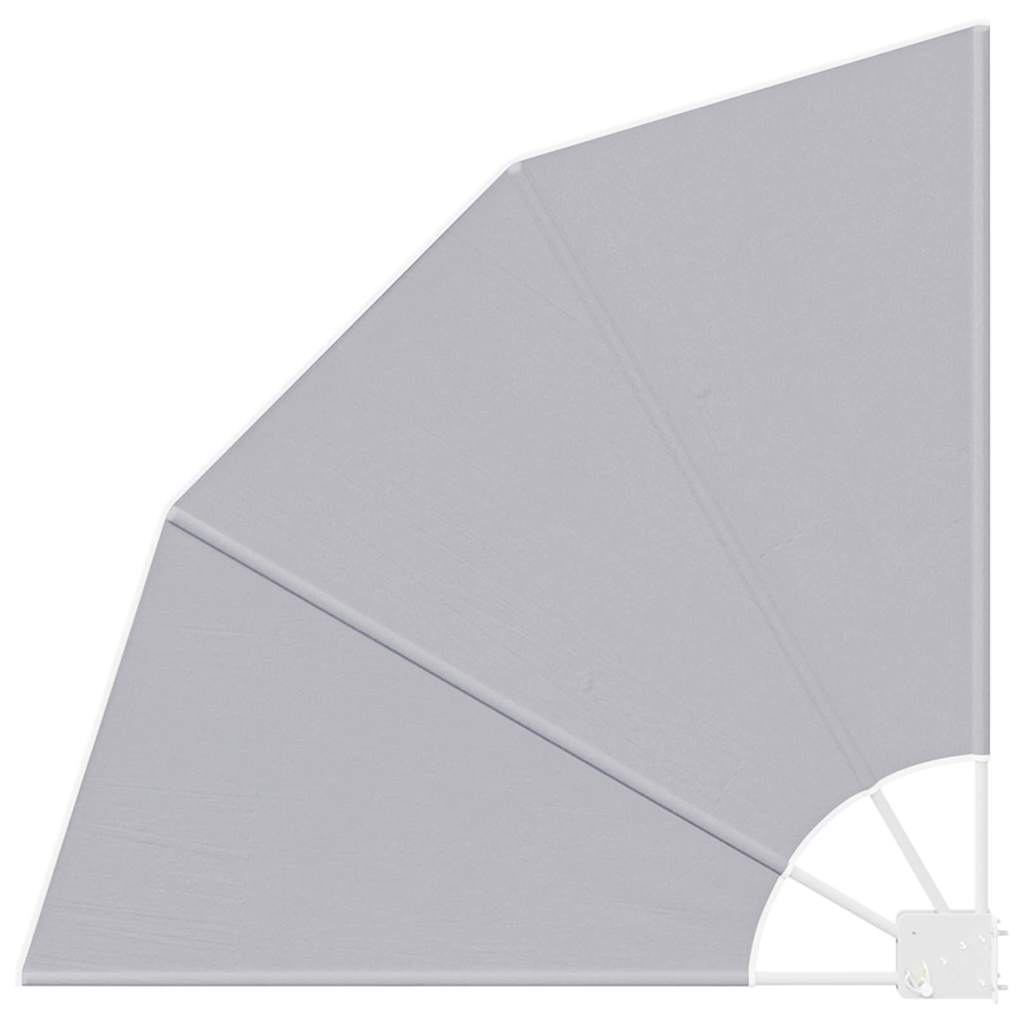 vidaXL Balcony Privacy Screen 115 x 115 cm Polyester Grey 2