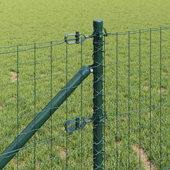 vidaXL Ground Spike Fence Post 13 pcs Green Powder-Coated Steel 3
