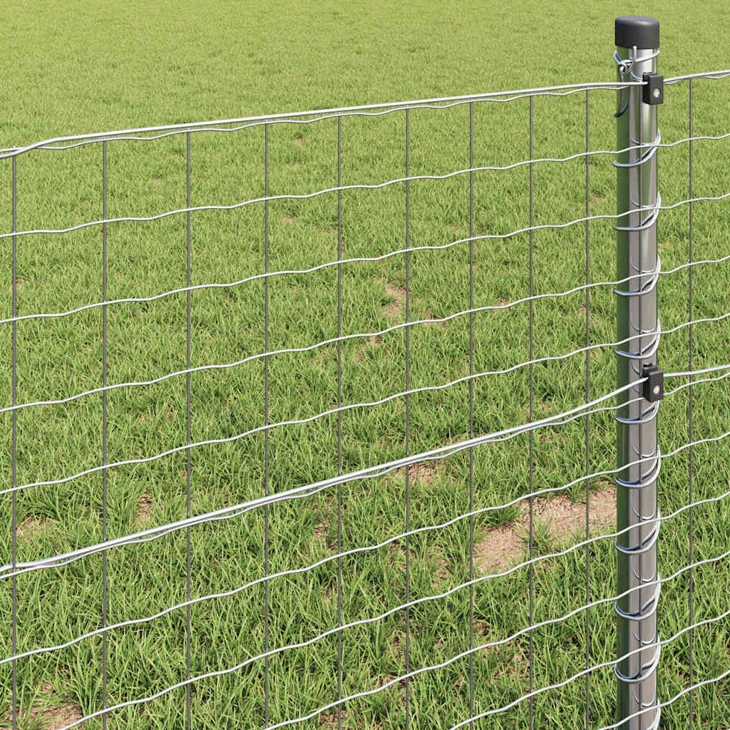 vidaXL Euro Fence 0.8 x 10 m PVC-coated iron 4