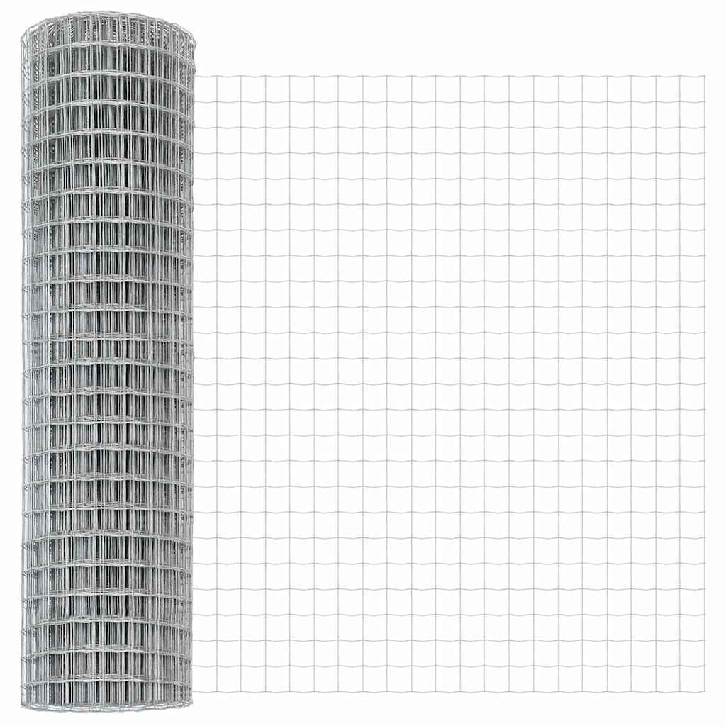 vidaXL Euro Fence 1.4 x 10 m PVC-coated iron 2