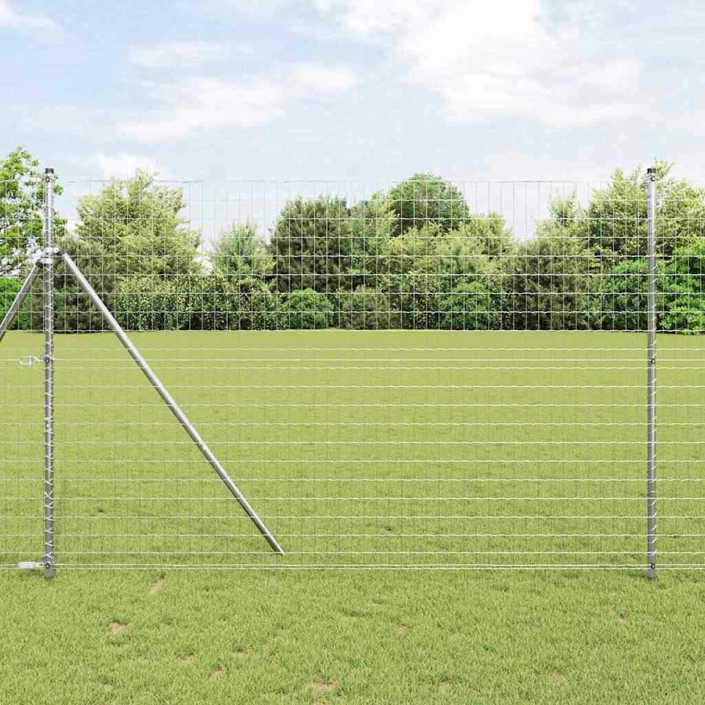 vidaXL Euro Fence 1.5 x 10 m PVC-coated iron 1