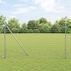 Euro Fence 1 x 10 m PVC-coated iron Galvanised steel Length 10 m Mesh size 50 x 75 mm 1.5 m