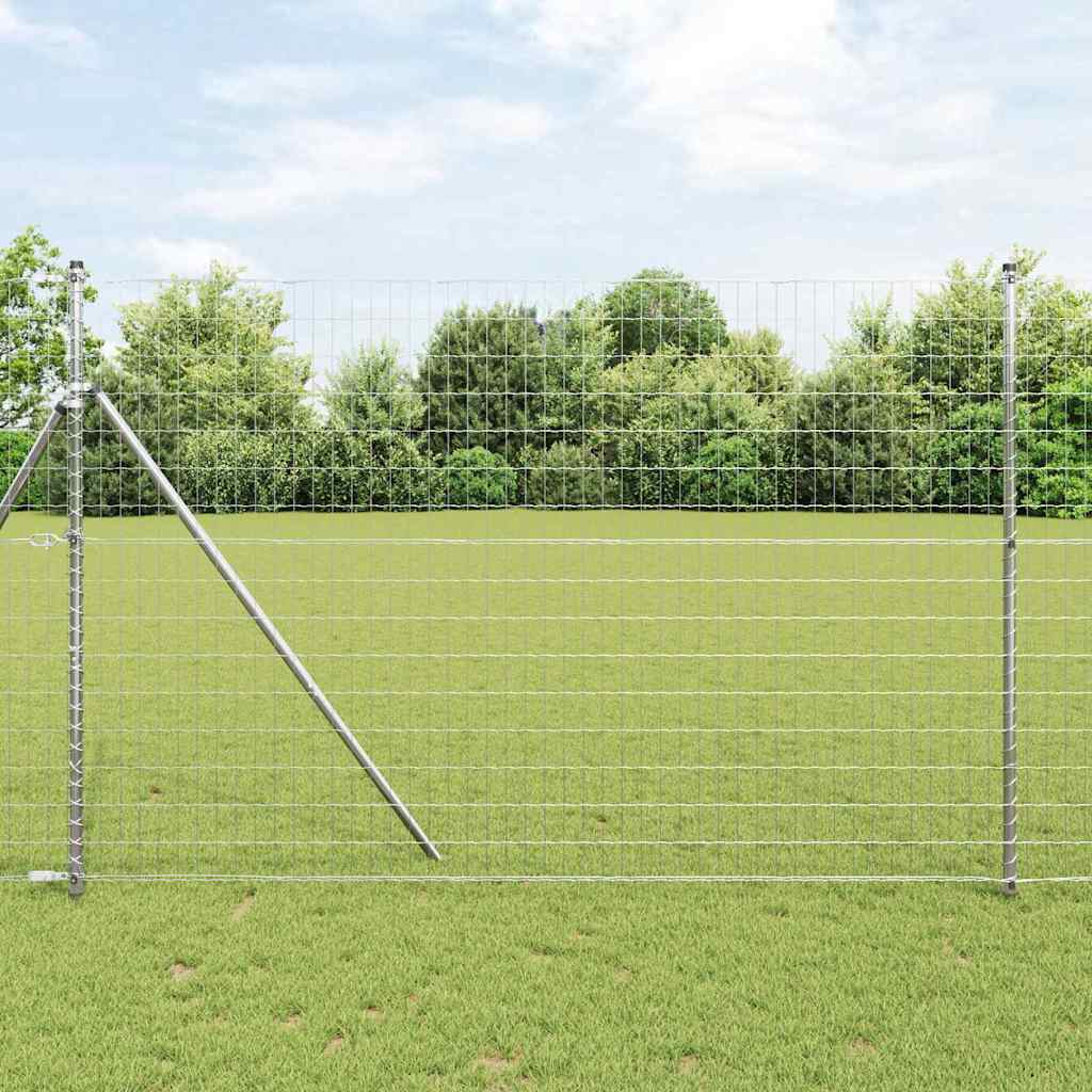 vidaXL Euro Fence 1.5 x 10 m PVC-coated iron 1