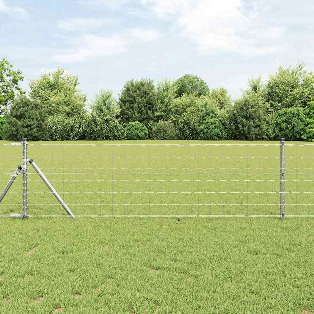 vidaXL Euro Fence 0.6 x 25 m PVC-coated iron 1