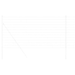 vidaXL Euro Fence 1 x 25 m PVC-coated iron 3