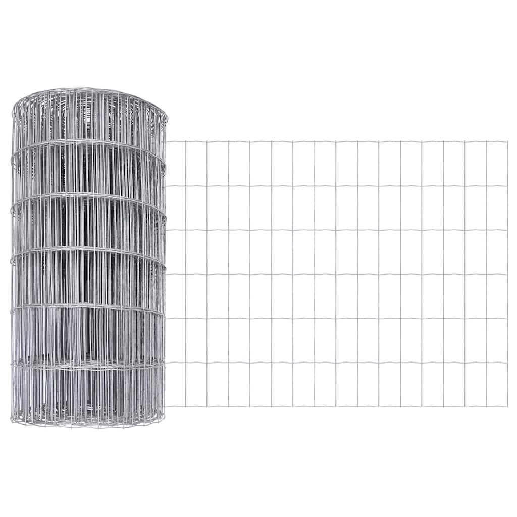 vidaXL Euro Fence 0.4 x 50 m PVC-coated iron 2