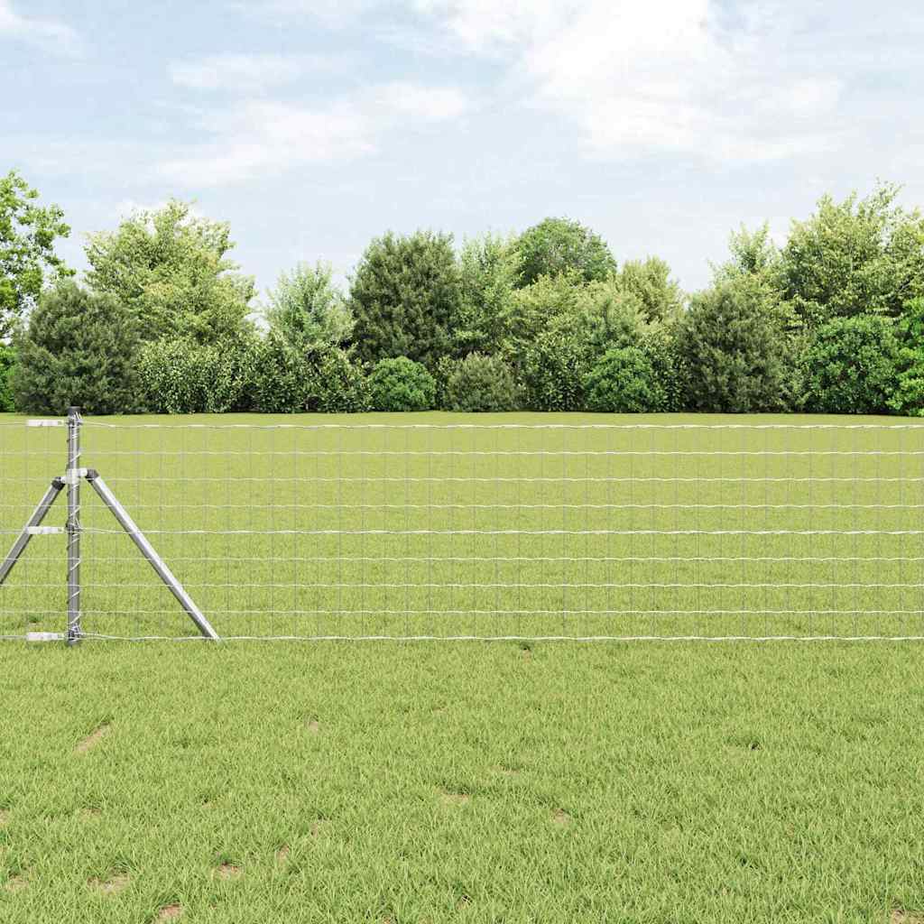 vidaXL Euro Fence 0.4 x 25 m PVC-coated iron 1