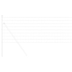 vidaXL Euro Fence 0.4 x 50 m PVC-coated iron 3