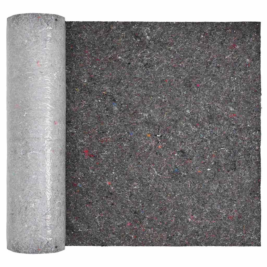 vidaXL Pond Fleece 1 x 10 m Polyester and Cotton Grey 4