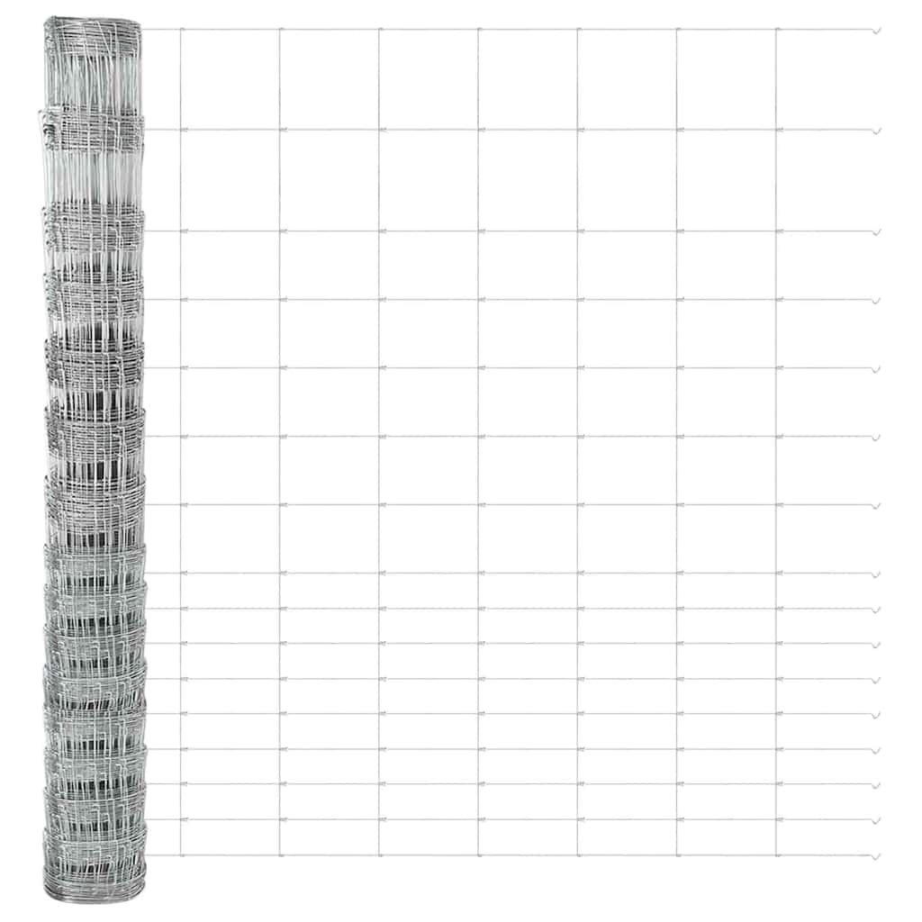 vidaXL Wild Fence Hot Dip Galvanized 1000 x 120 x 0.18 cm Iron 5