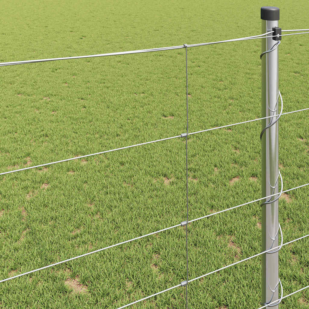 vidaXL Wild Fence Hot Dip Galvanized 1000 x 120 x 0.18 cm Iron 4