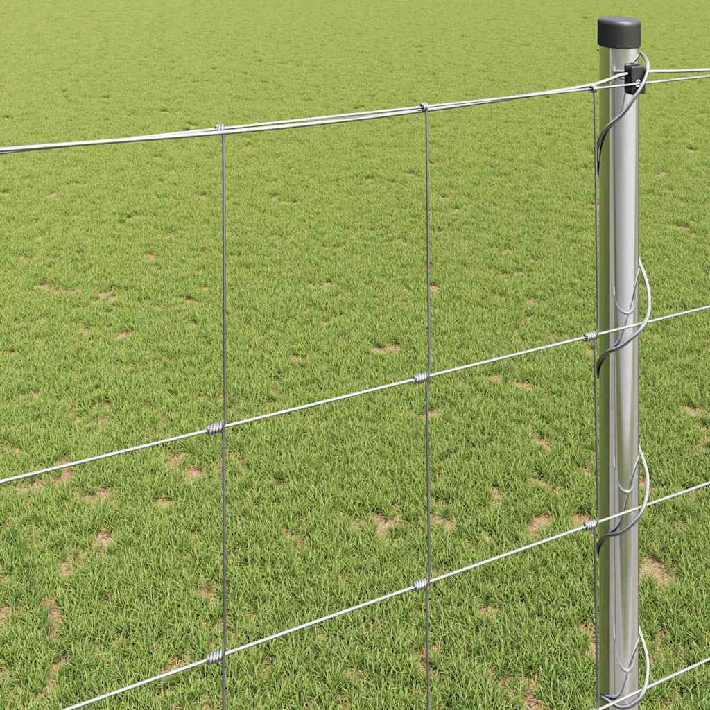 vidaXL Wild Fence Hot Dip Galvanized 1000 x 150 x 0.18 cm Iron 4