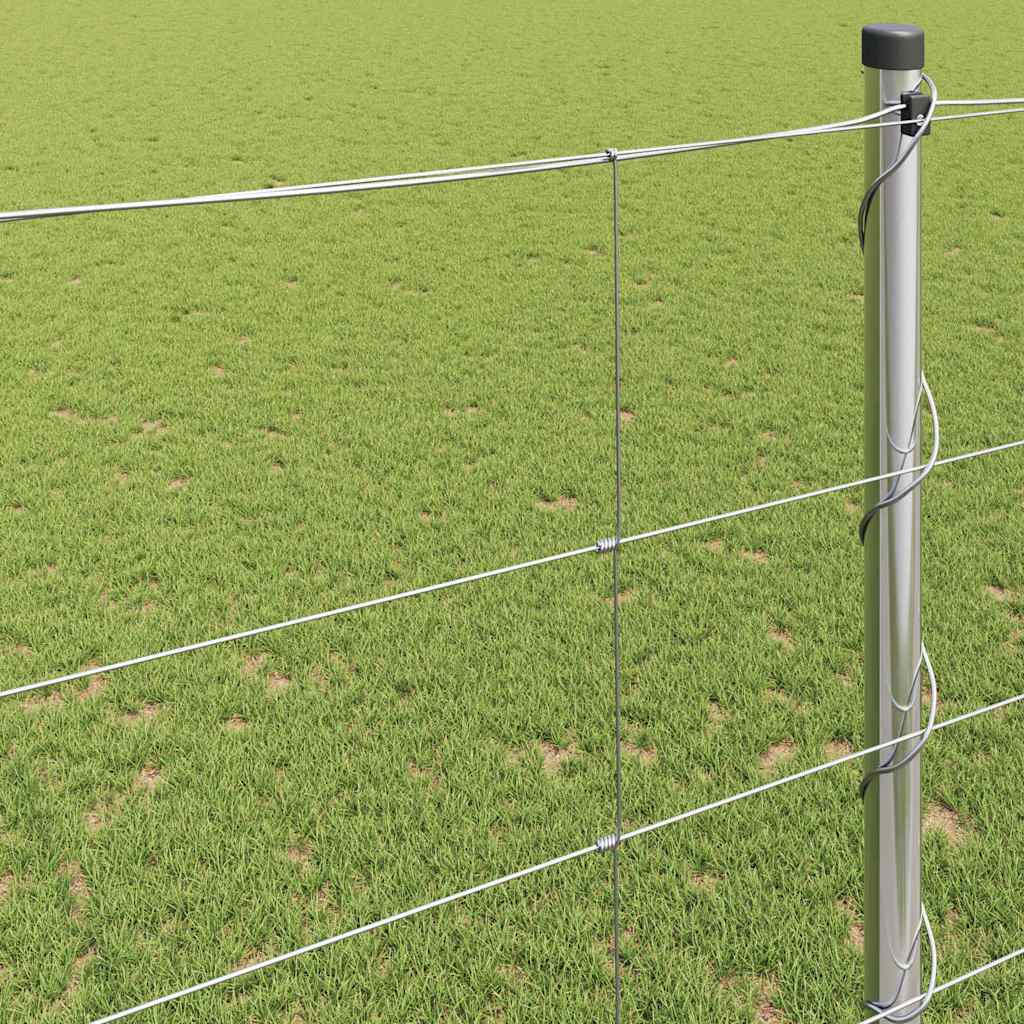 vidaXL Wild Fence Hot Dip Galvanized 1000 x 150 x 0.18 cm Iron 4