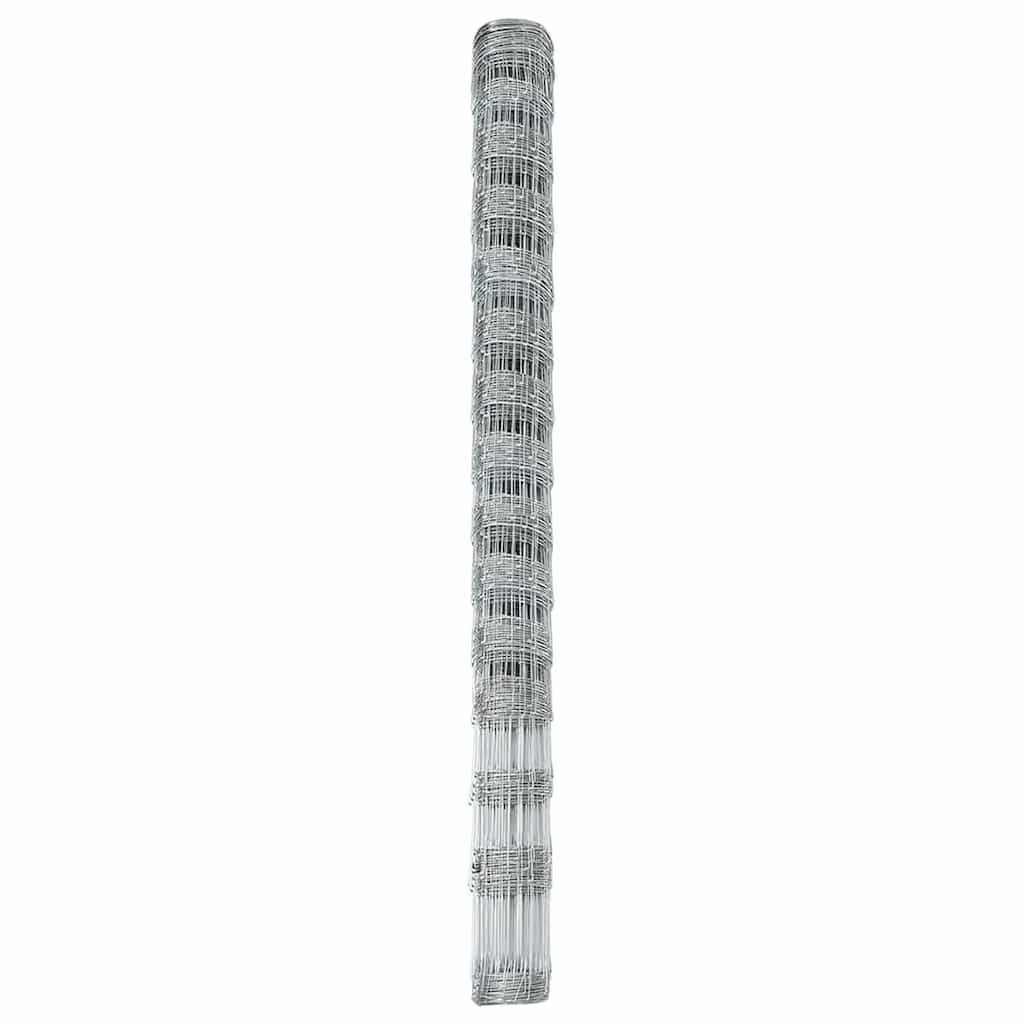 vidaXL Wild Fence Hot Dip Galvanized 1000 x 160 x 0.18 cm Iron 6
