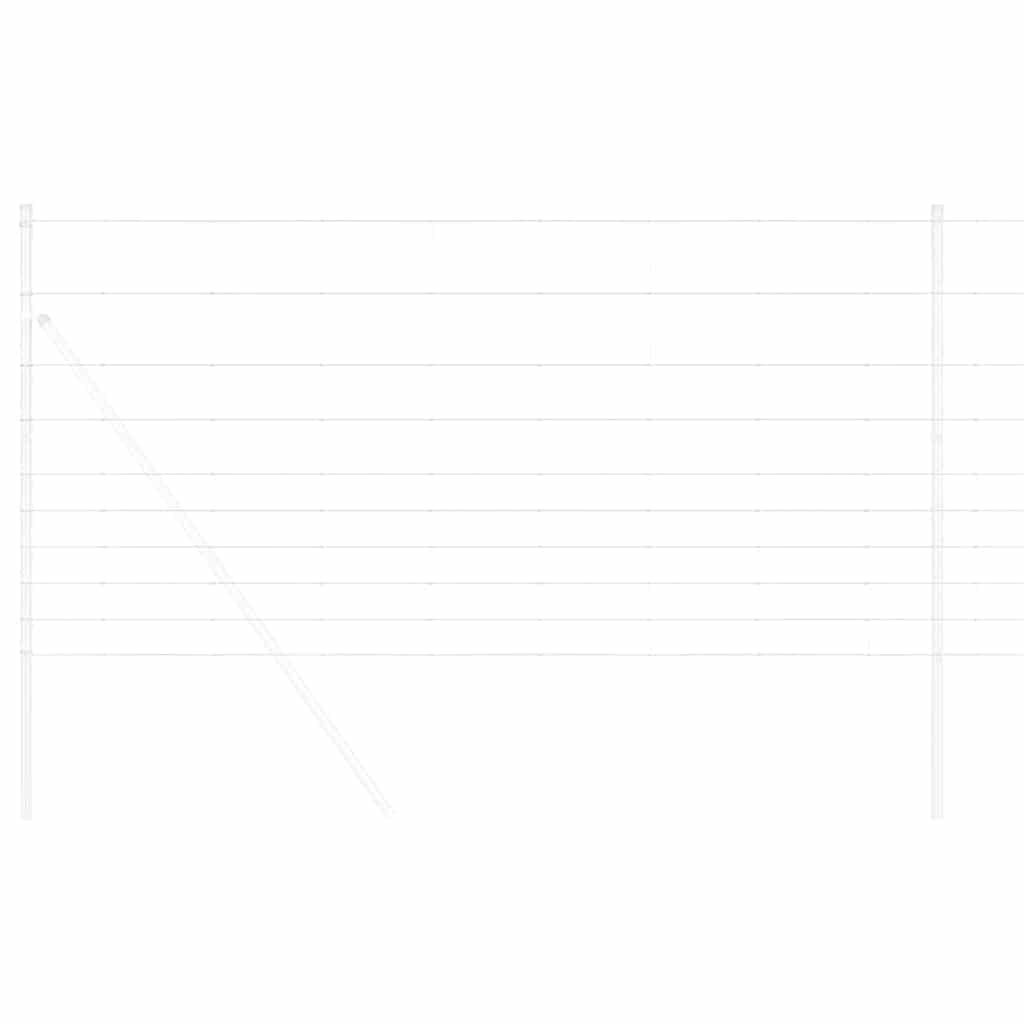 vidaXL Field Fence Silver 3