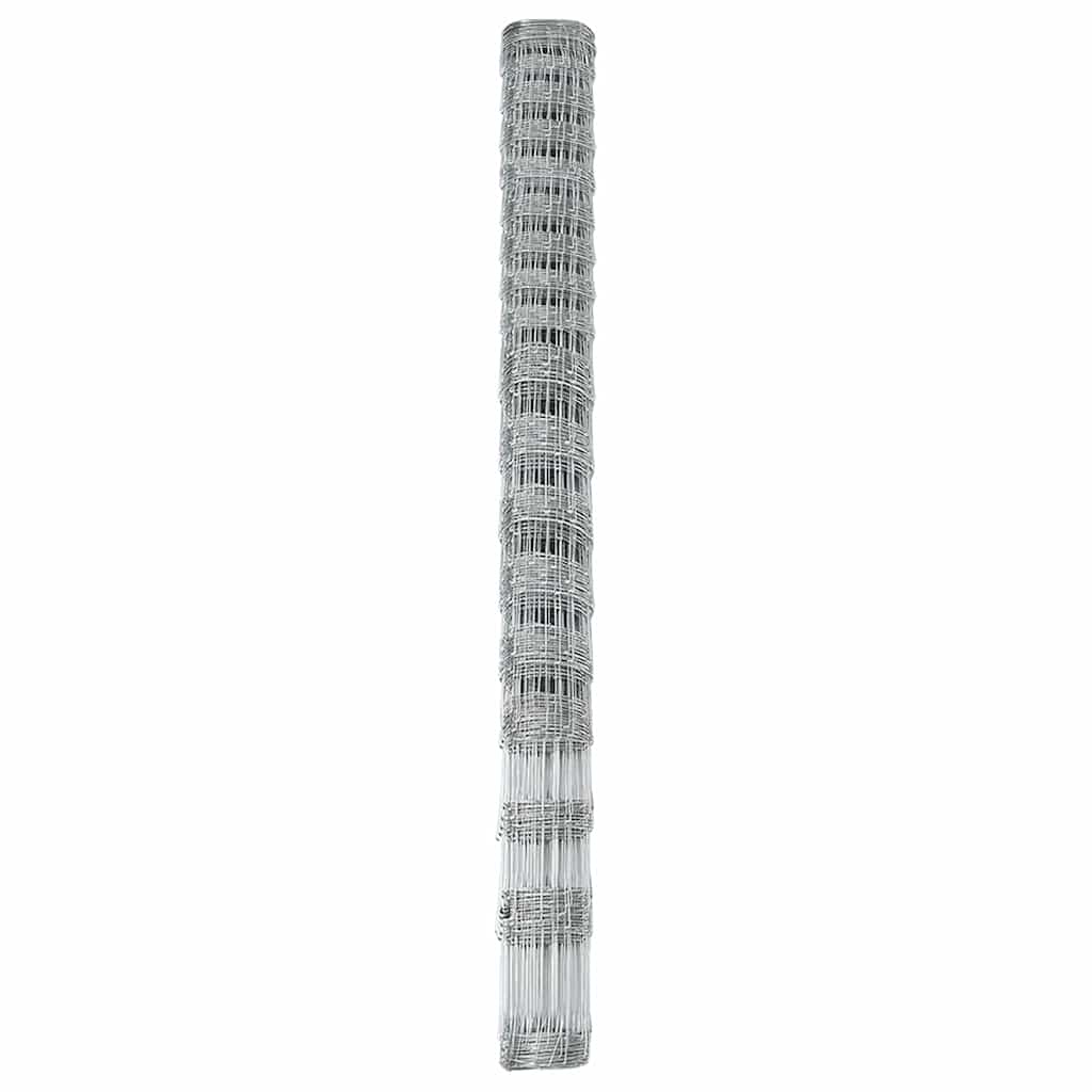 vidaXL Field Fence Silver 6