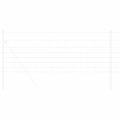 vidaXL Field Fence Silver 3