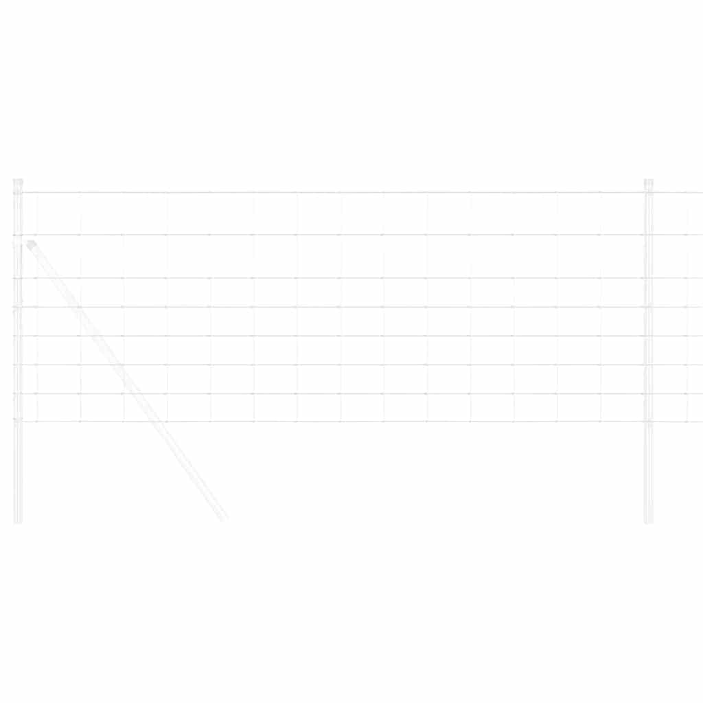 vidaXL Field Fence Silver 3