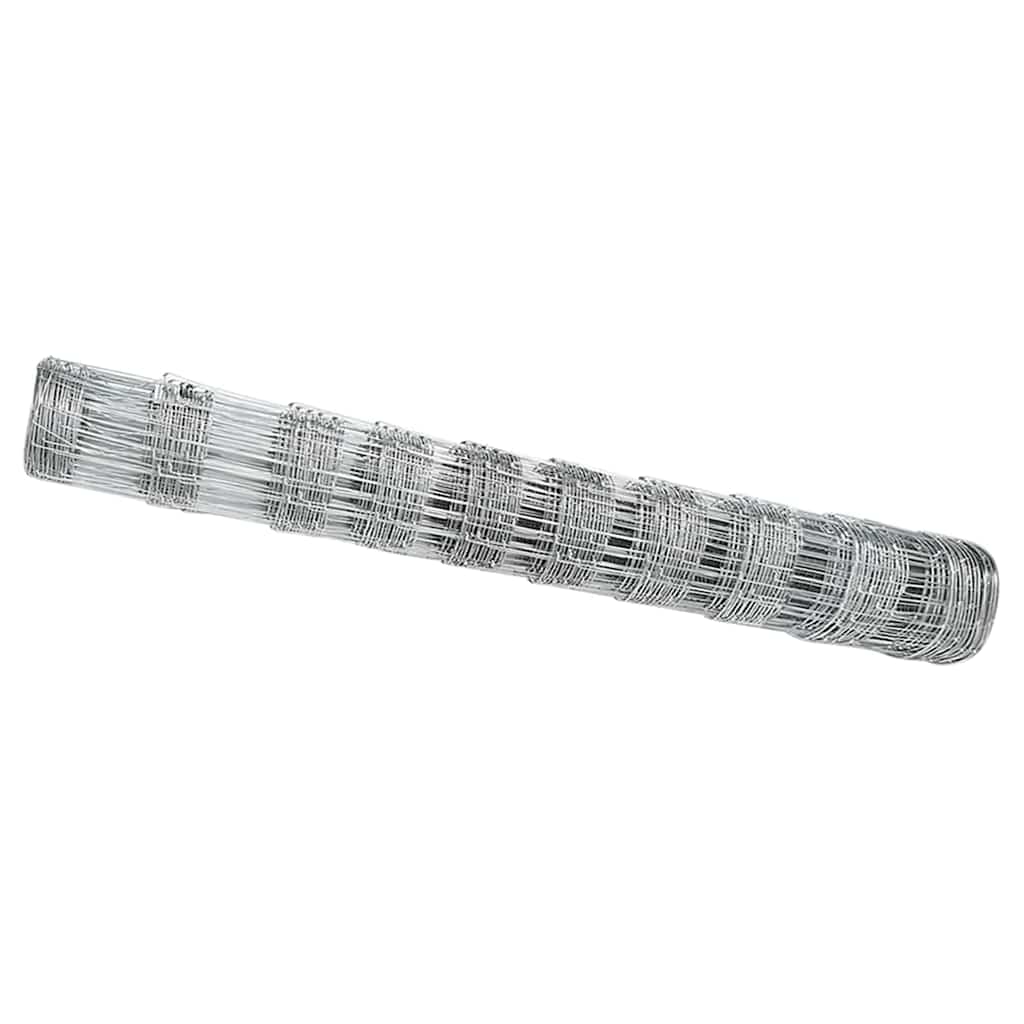 vidaXL Field Fence Silver 2