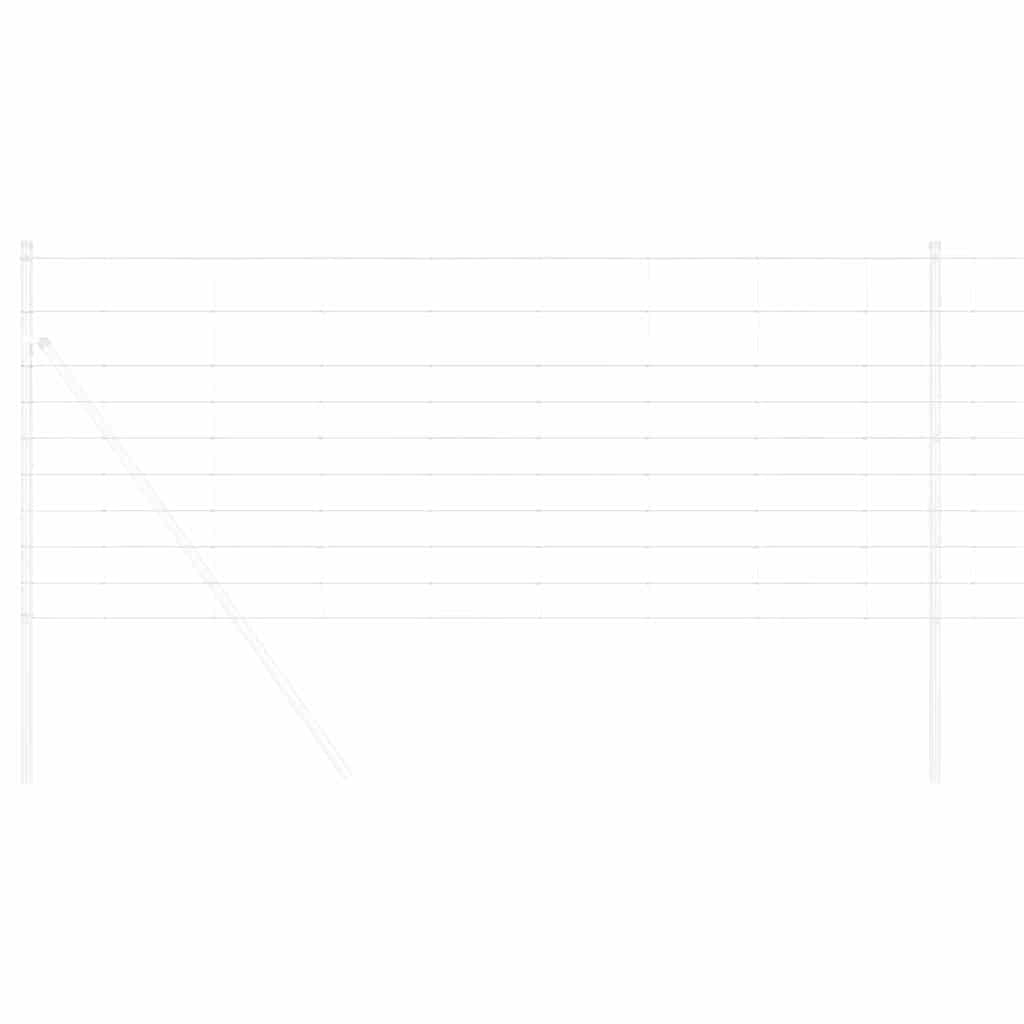 vidaXL Field Fence Silver 3