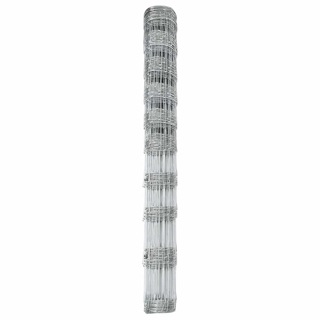 vidaXL Field Fence Silver 6