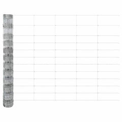 vidaXL Field Fence Silver 5