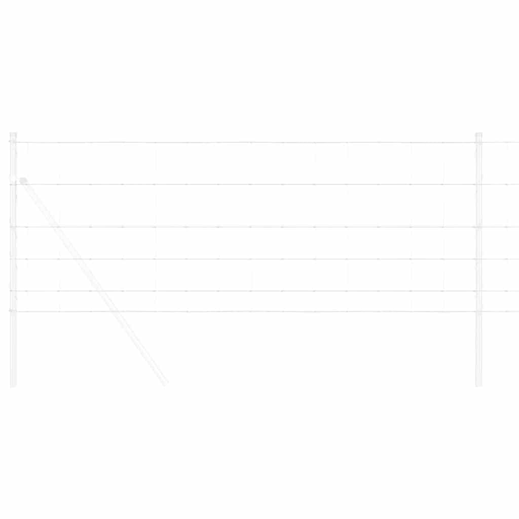 vidaXL Field Fence Silver 3