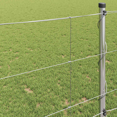 vidaXL Field Fence Silver 4