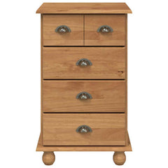 Chest of Drawer ASKIM 4-Drawer 48.5 x 40 x 79 cm Brown