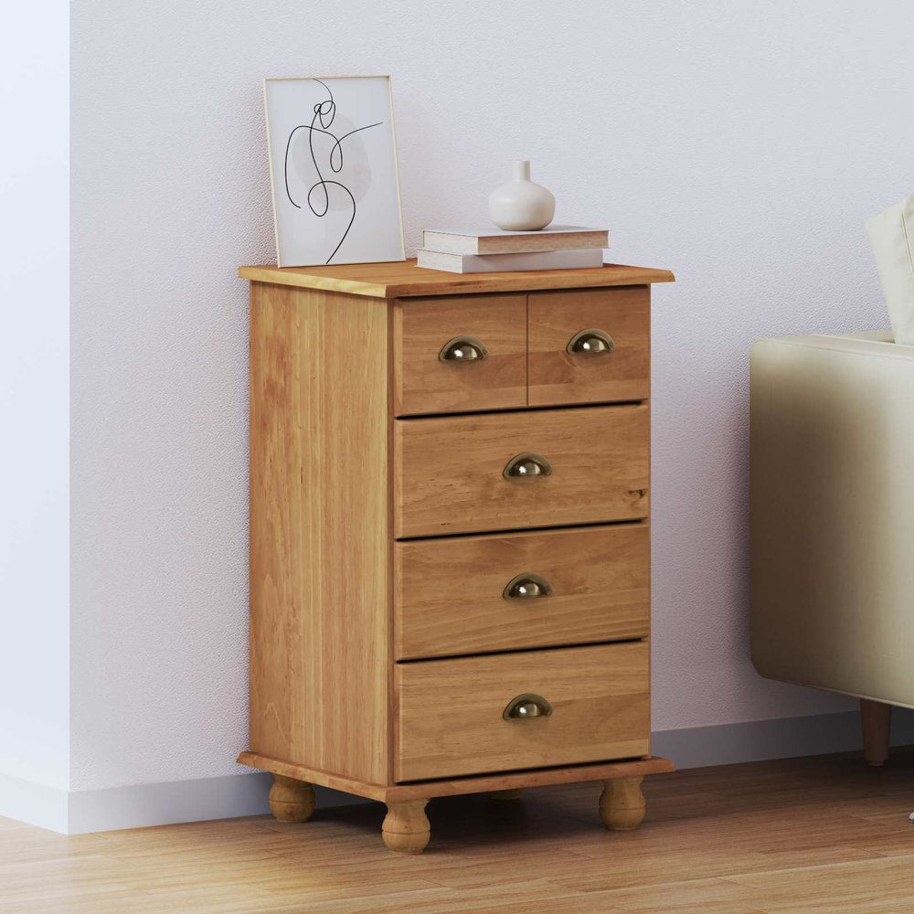 Chest of Drawer ASKIM 4-Drawer 48.5 x 40 x 79 cm Brown