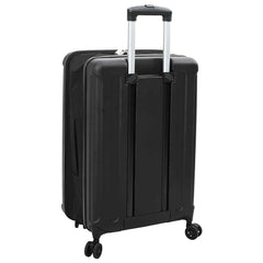 vidaXL Suitcase Folding with Lock Black 43 x 27 x 66 cm ABS Plastic 5