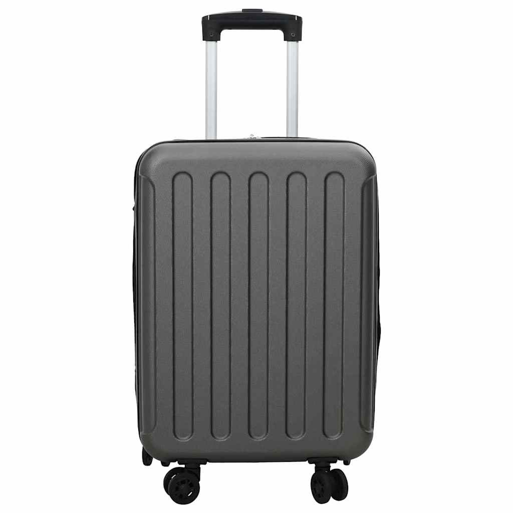vidaXL Suitcase Folding Dark grey 34 x 23 x 55.5 cm ABS Plastic 3