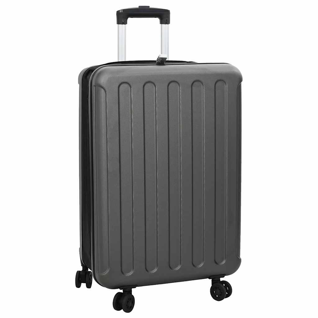 vidaXL Suitcase Folding Dark grey 43 x 27 x 66 cm ABS Plastic 1