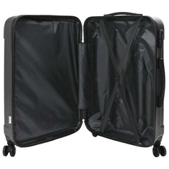 vidaXL Suitcase with Lock 3 pcs Dark Grey 50 x 31 x 78 cm ABS Plastic 2
